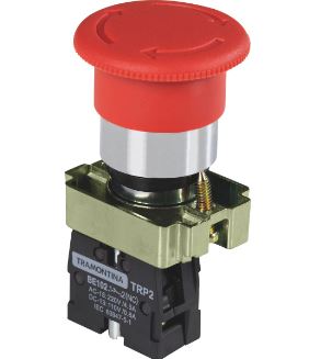 Botão de Emergência TRP2-BS542 1NF com Base de Metal -  Tramontina