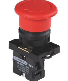 Botão de Emergência TRP2-ES542 1NF com Base de Plástico - Tramontina