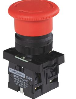 Botão de Emergência TRP2-ES545 1NA+1NF com Base de Plástico - Tramontina