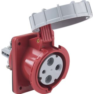 Tomada de Embutir  2P+T 63 A 380-415 V 06h IP67 - Tramontina