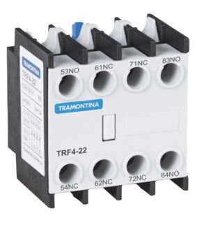 Contato Auxiliar Frontal para Contato TRF4-22 2NA+2NF -  Tramontina