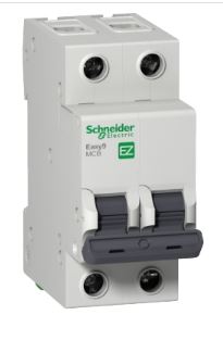 Disjuntor Easy9 2P 20A 3kA 400V CA curva C  - Schneider