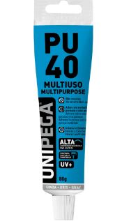 Cola Selante Pu40 Multiuso Cinza Bisnaga 50ml/80g -  Unipega