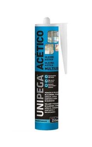 Silicone Acético Multiuso Incolor 250ml - Unipega