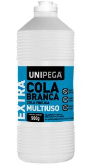 Cola Branca Extra Multiuso 900g - Unipega