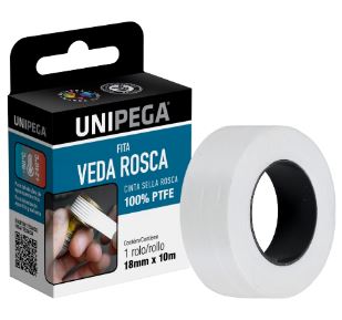 Fita Veda Rosca 18mmX10metros - Unipega
