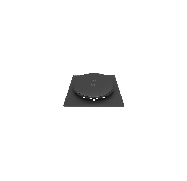 Ralo Inteligente Click-Up Quadrado 10x10cm Black Egaplast