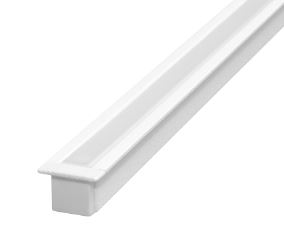 Perfil Embutir Alumínio 12x9mm 3 Metros Branco Fosco - Blumenau