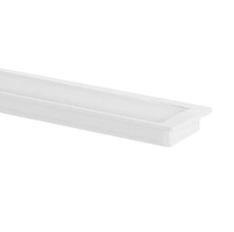 Perfil Embutir Alumínio 24x7mm Com Mola 3Metros Branco Fosco -  Blumenau