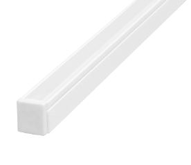 Perfil Sobrepor Alumínio 8x9mm 2 Metros Branco Fosco - Blumenau