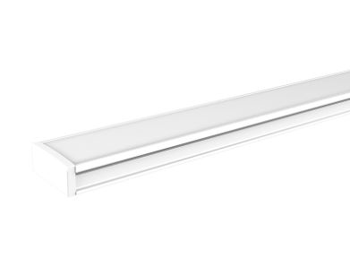 Perfil Sobrepor Alumínio 17x7mm 3 Metros Branco Fosco - Blumenau