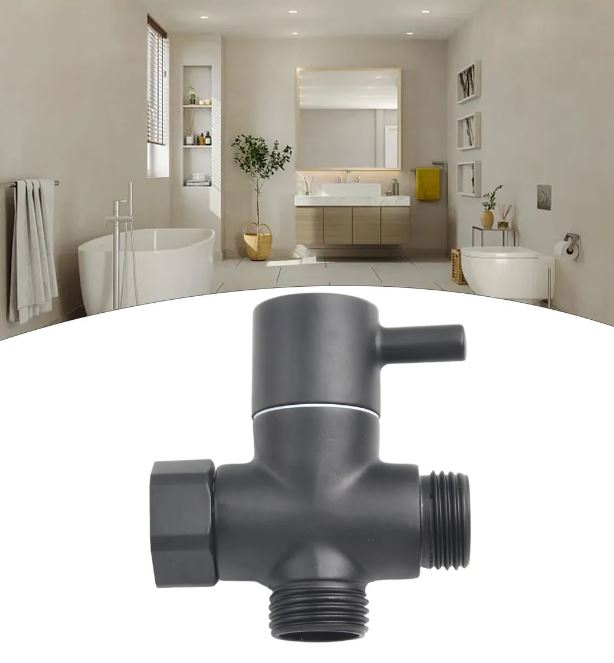 Registro Com Derivação 1/4 Black Egaplast