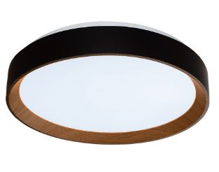 Plafon Led  Arbos 24W Bivolt Temperatura Ajustável Preto - Blumenau