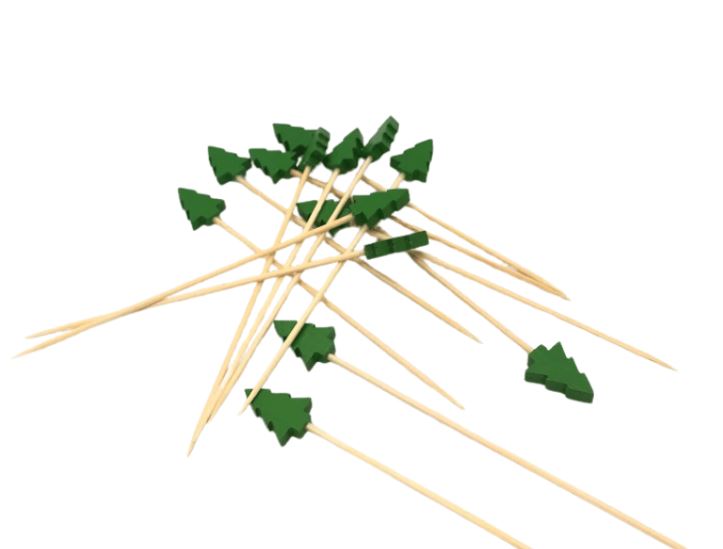 Jogo Palito Para Aperitivo Pinheiro 12cm 20Un - Cromus