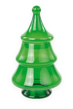 Pote Decorativo Bomboniere Arvore Verde 28cm Cromus