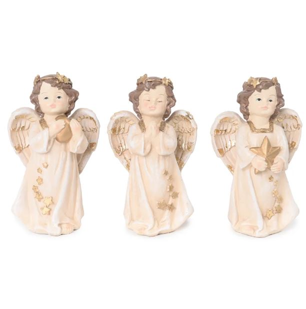 ANJO C/ESTREL/CORACAO/SORT BC/OUR 14CM