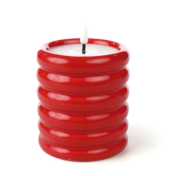 Vela Eletronica Com Led Vermelho 12,5cm - Cromus