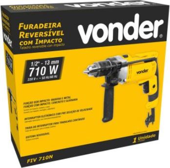 Furadeira de impacto 1/2” 710W 220V FIV710N 220v - Vonder