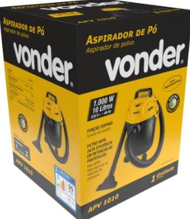 Aspirador de Pó E Líquidos  APV1010 1000w 10Litros  220v  - Vonder