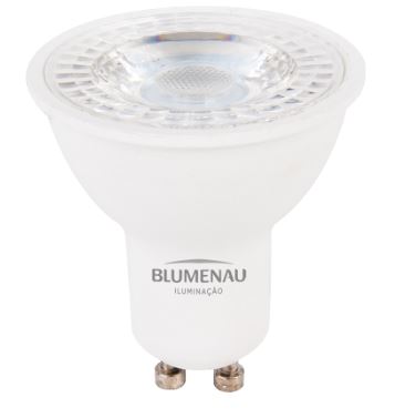 Lâmpada Led MR16 GU10 7W 460Lm Bivolt 6500K -  blumenau