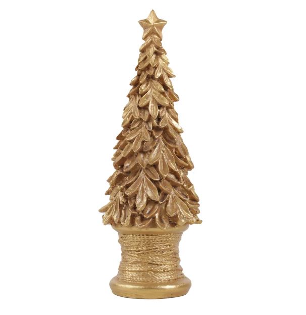 Arvore Decorativa Resina Marrom 20cm - Cromus