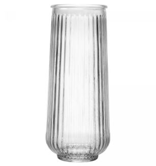 Vaso Reflexos 20cm Vidro - Lyor