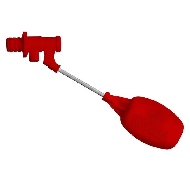 Torneira Boia para Bebedouro 1/2 Haste Metal -  Krona