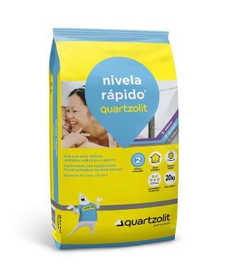 nivela rápido Cinza Saco 20 kg - Quartzolit