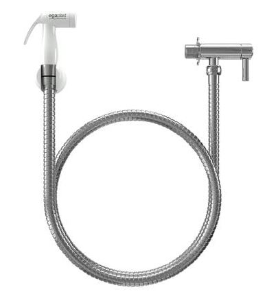 Ducha Higienica Flexivel 1/4 Com Regulagem  - Egaplast