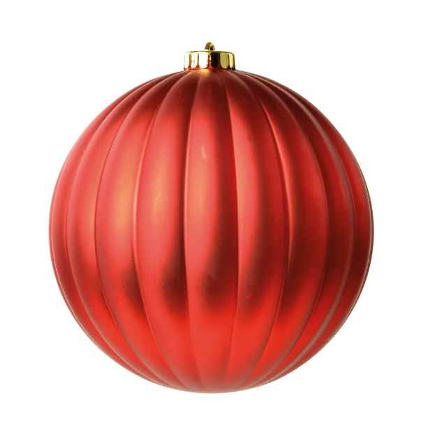 Bola De Enfeite Vermelho 15cm - Cromus