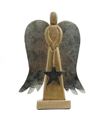 Anjo Decorativo Cru 28cm  - Cromus