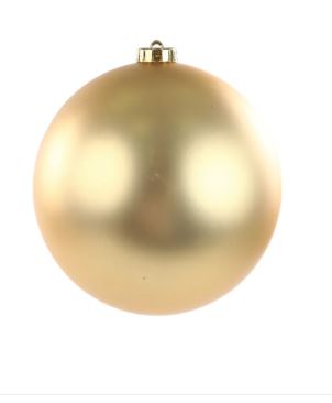 Bola De Enfeite Fosca Ouro 15 cm - Cromus