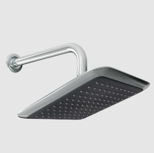 Chuveiro Articulável Quadrado Abs Cromado 15x15cm - Egaplast