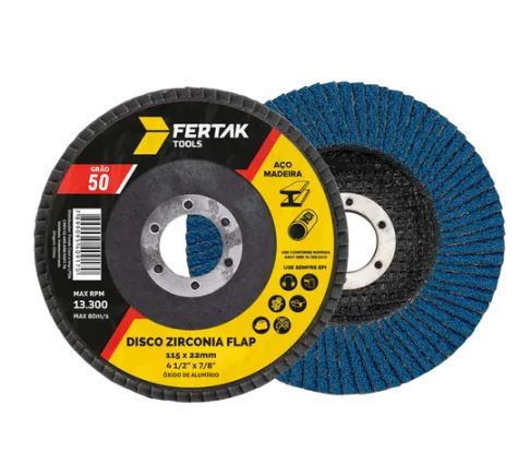 Disco Flap Zirconia 115mm G50 Fertak