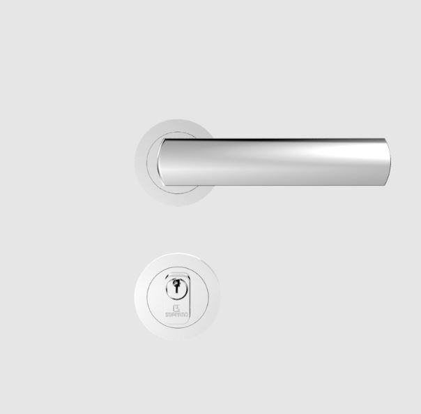 Fechadura Piena Externa 55x70 ROS61 PY65 Cromado - Soprano