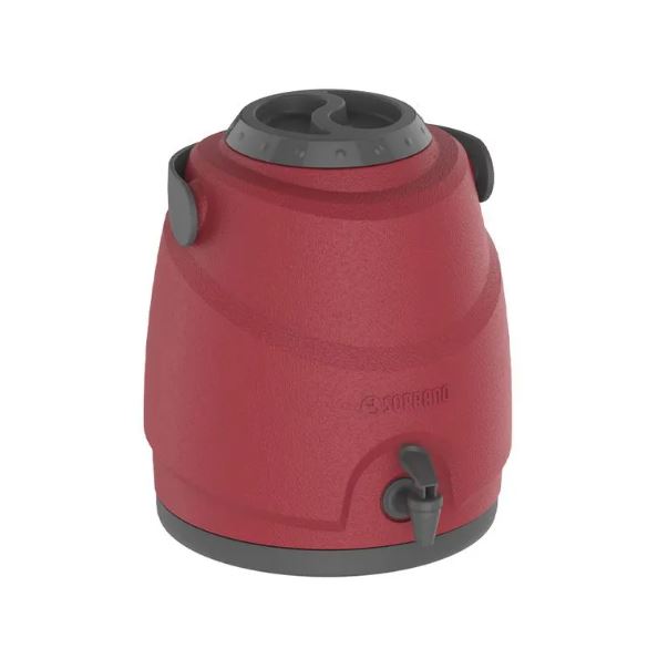 Botijão Isotérmico Aspen Com Torneira 9 Litros Vermelho  - Soprano