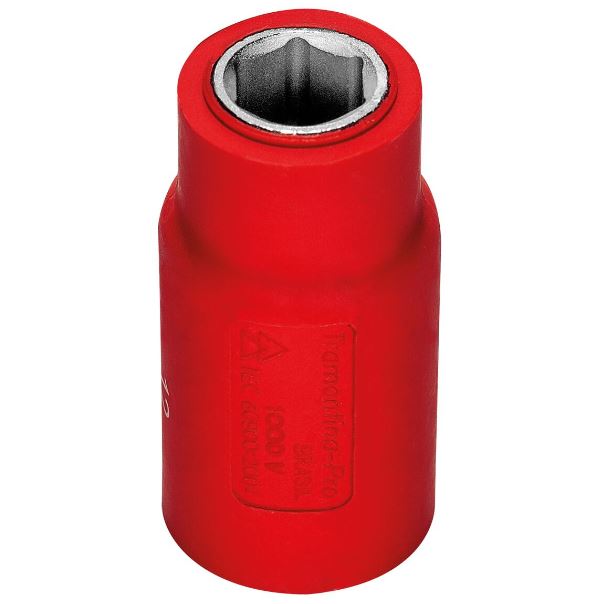 Soquete Sextavado Isolado IEC 60900 8mm Encaixe 1/2   - Tramontina PRO