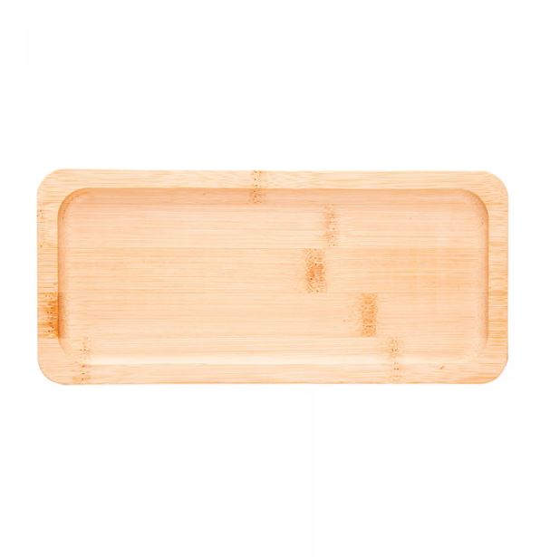 Bandeja Retangular Nature 24x11x1,5cm Bambu - Lyor