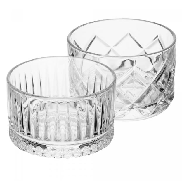 Petisqueira Redonda 9cmx 9cmx5,5cm Sortido Cristal - Lyor