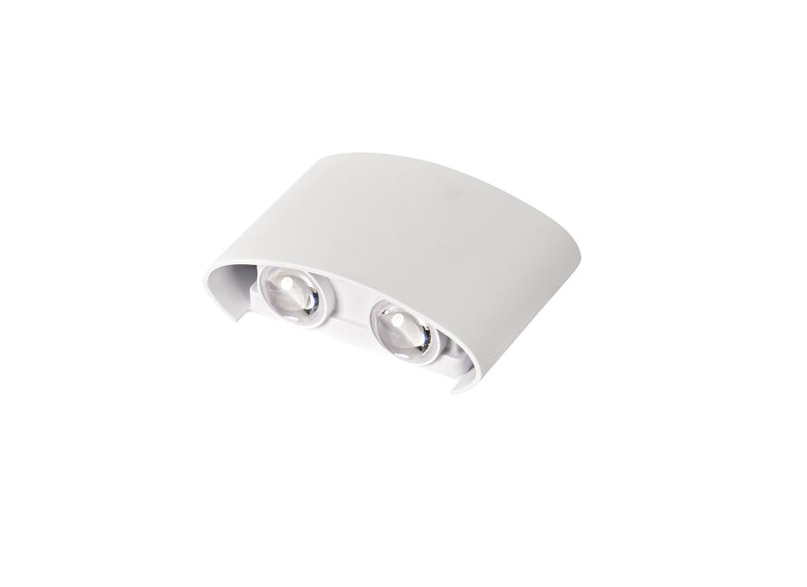 Arandela Led ALM-101 4W 3000K 2F Branco Nitrolux