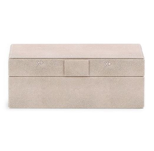 Caixa em Mdf com Revestimento em Pu bege - Mart