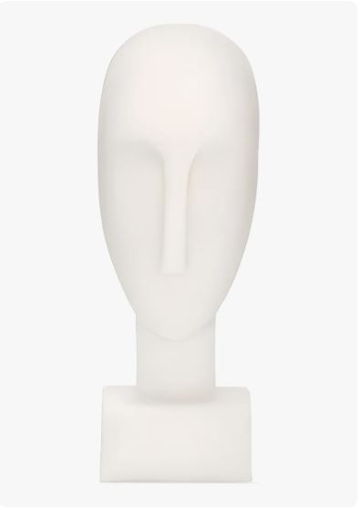 Escultura Face em Poliresina 19,5x6,5x5cm Mart
