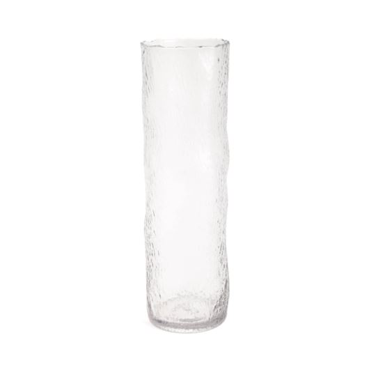 Vaso de Vidro Grande 38x12cm Cristal Mart