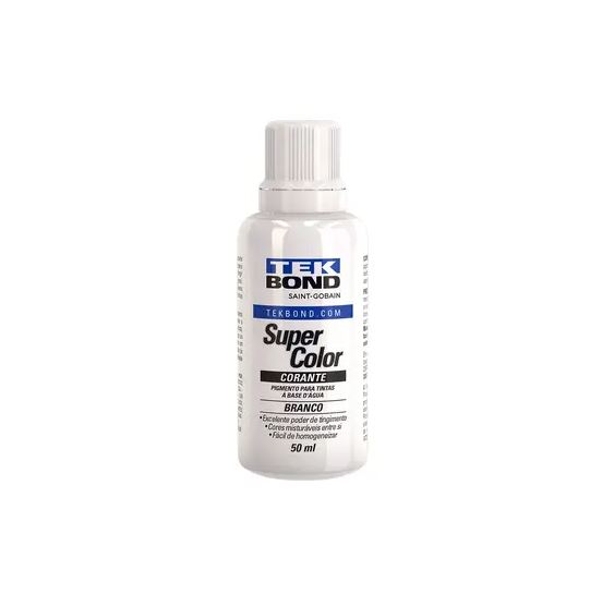 Corante Liquido Branco 50ml Teckbond