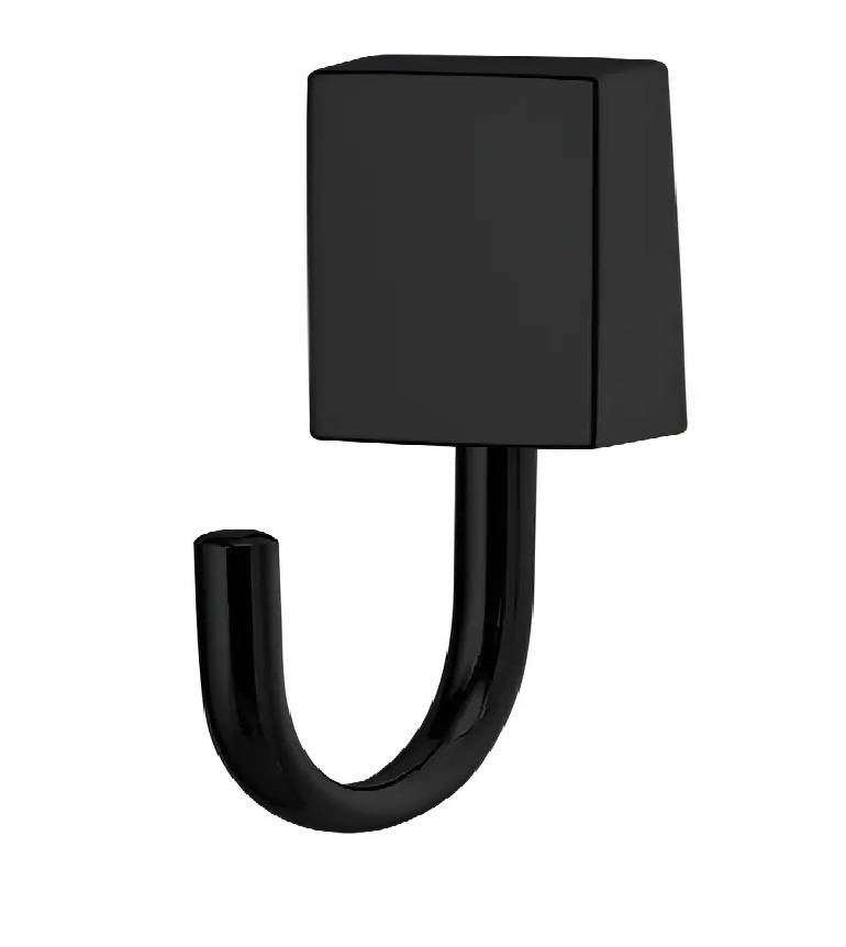 Porta Toalha Cabide Preto Black 2060 B30 Lorenway Lorenzetti