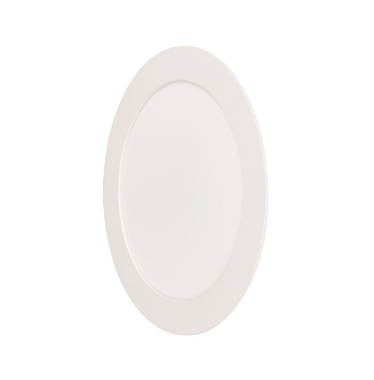 Painel Led Play Embutir Redondo 12w 6500k Branco Blumenau