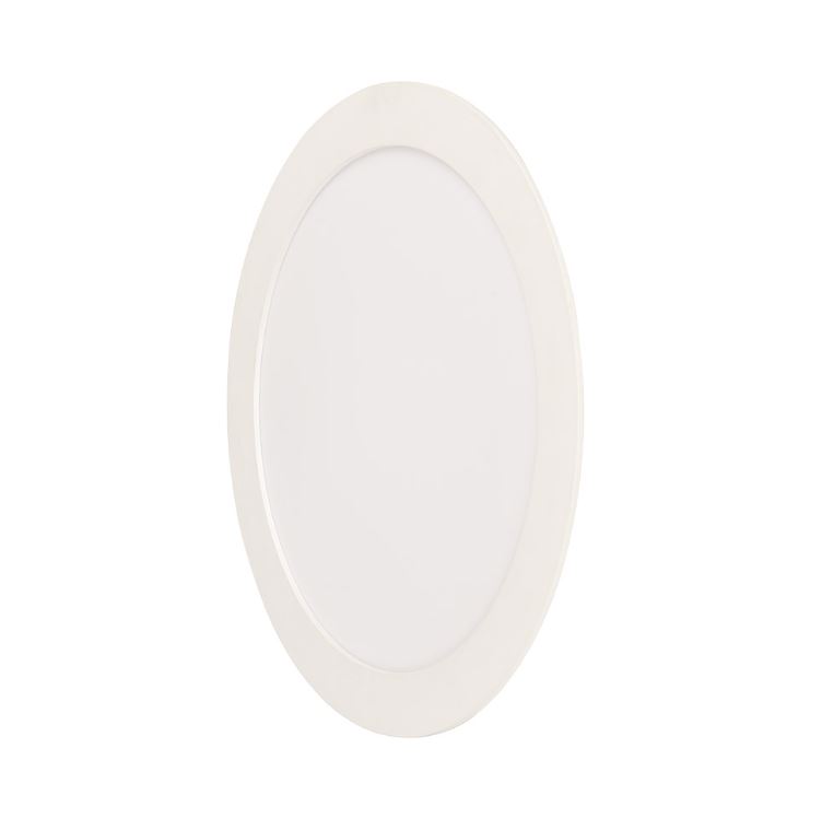 Painel Led Play Embutir Redondo 24w 3000k Branco Blumenau