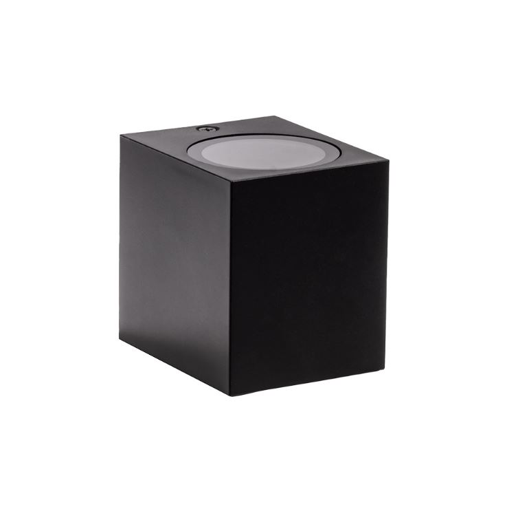Arandela Auti 1 Facho Quadrada IP54 Preto Blumenau