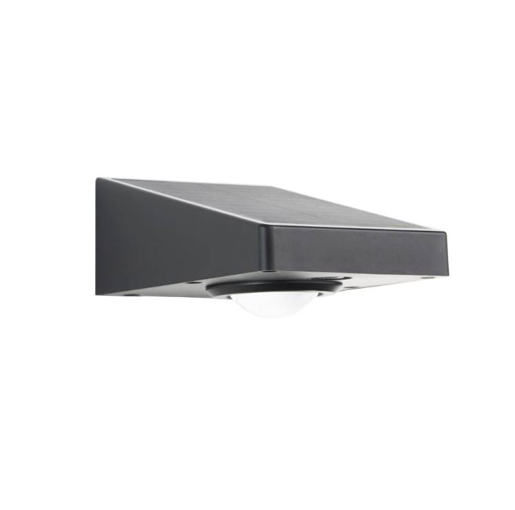 Arandela Led Solar Ecoluz 1 Facho 5w 3000k Preto Blumenau