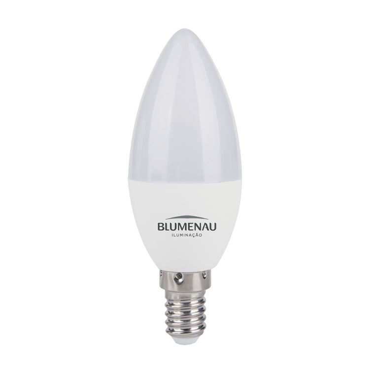 Lâmpada Led C37 E14 240lm 3w 3000k Blumenau